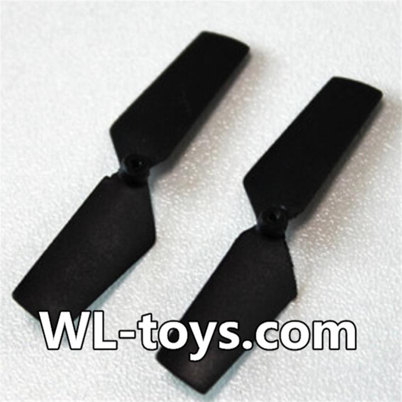 NiHui H377 RC Helicopter Parts-04 Official Tail blade(2pcs)-Black