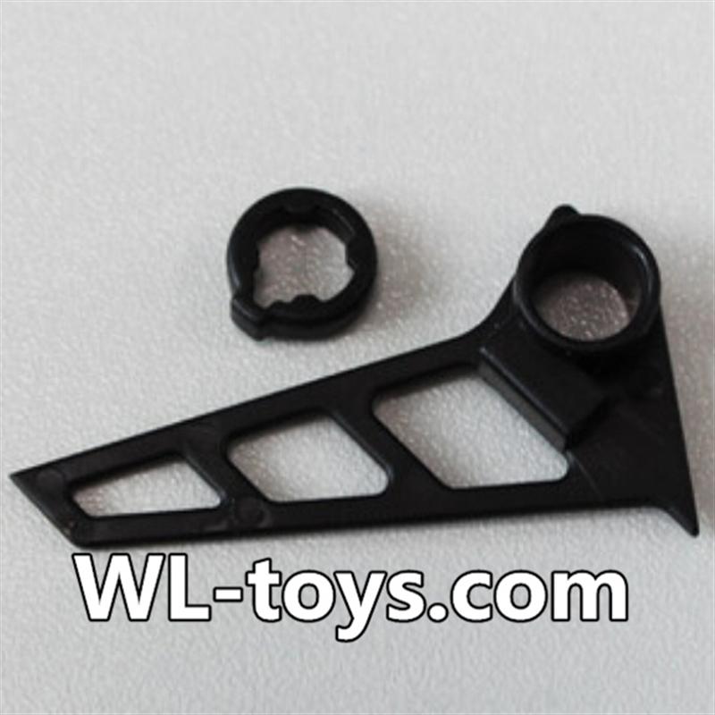 NiHui H377 RC Helicopter Parts-19 Verticall wing & Tail motor seat