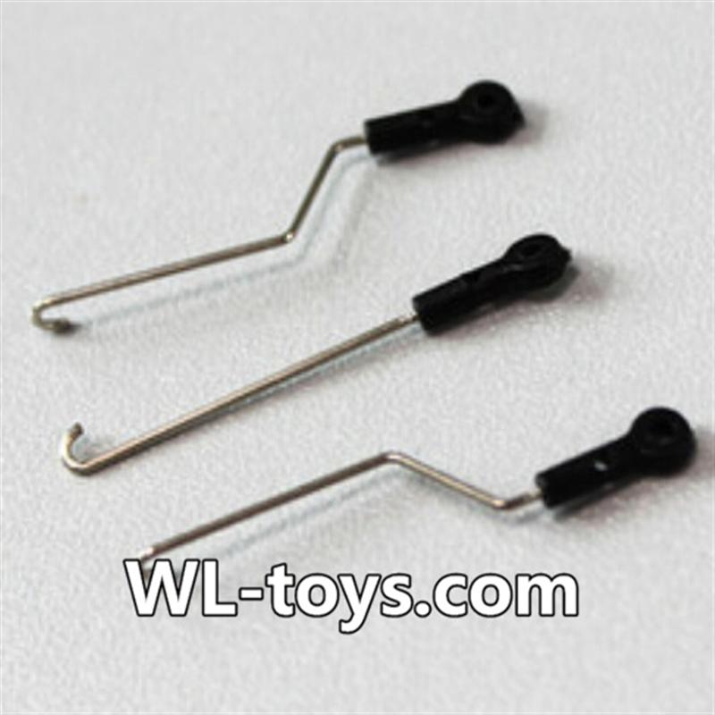 NiHui H377 RC Helicopter Parts-23 Servo rod(3pcs)