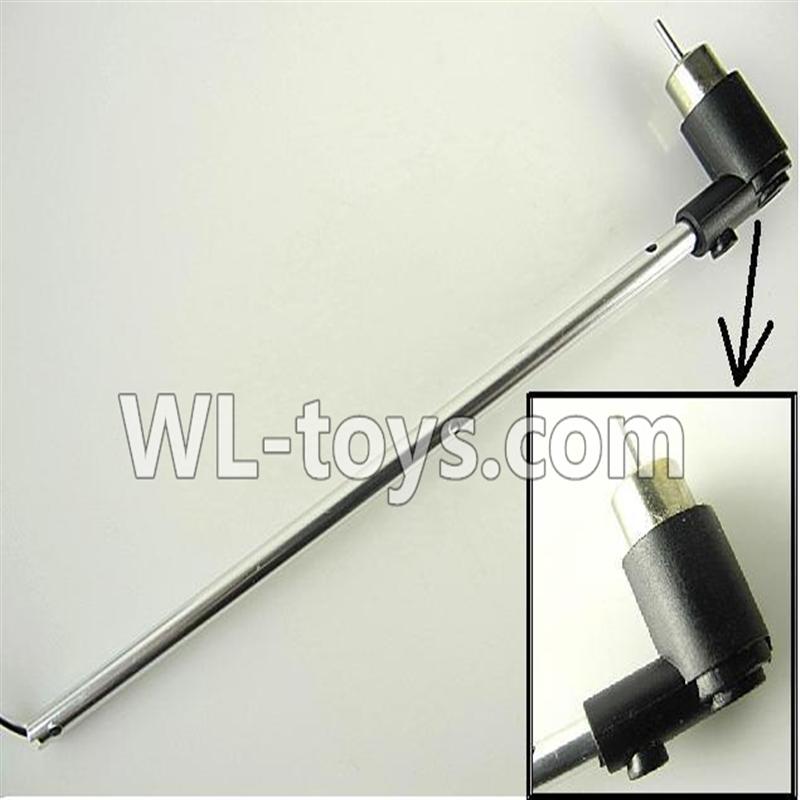 Foda F307 F307C F307H F307L RC helicopter parts-31 Tail unit(Long tail pipe & Tail cover & Tail motor)