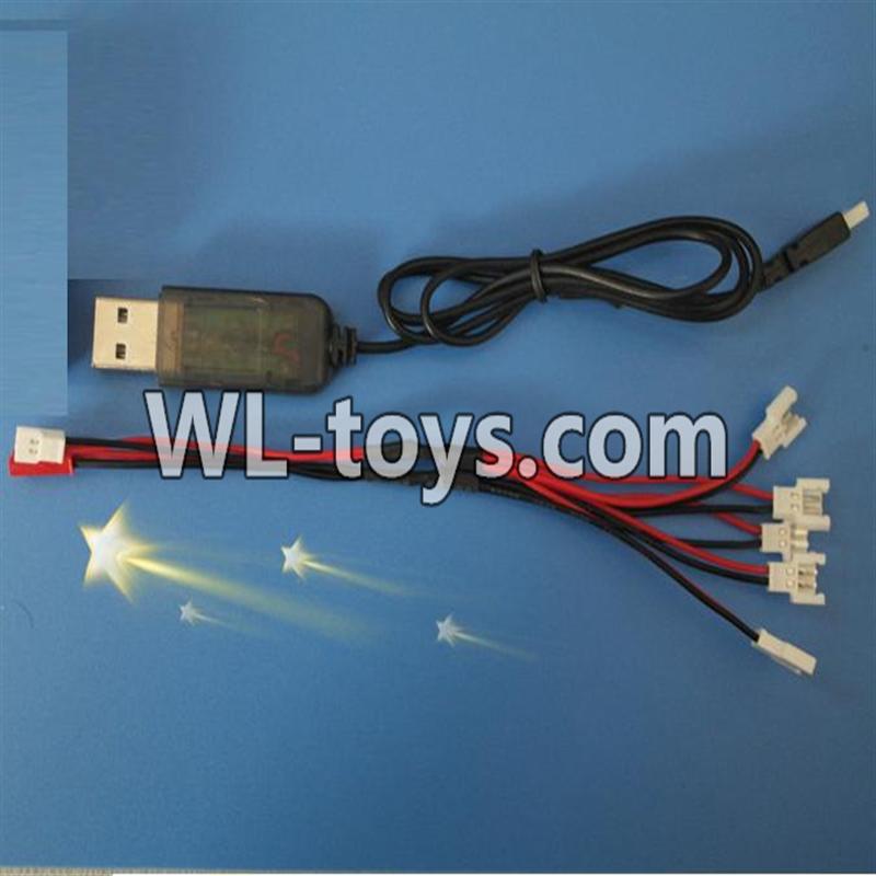 WLtoys V676 RC Quadcopter parts-14 USB & 1-to-5 Cable (Not include the 5 battery)