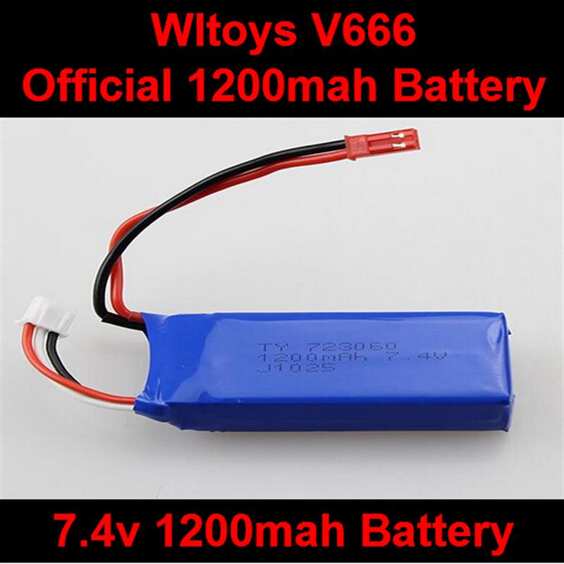 WLtoys V666 RC Quadcopter parts WL toys V666 Official 7.4v 1200mah battery