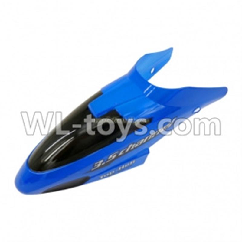 FODA F338 helicopter parts-01 Head cover (Blue) ,MingJi 604 rc helicopter parts