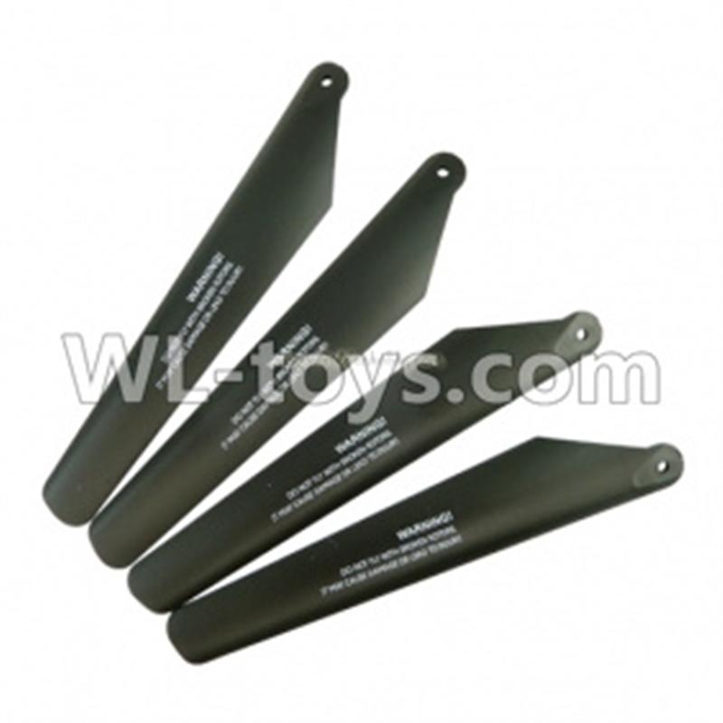 MingJi 604 rc helicopter parts ,FODA F338 helicopter parts-03 Main blades(4pcs-2A+2B)
