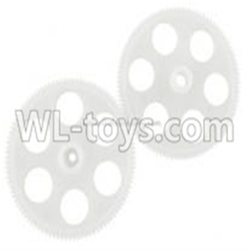 MingJi 604 rc helicopter parts ,FODA F338 helicopter parts-08 Main Gear(2pcs-Upper Gear&Lower Gear)