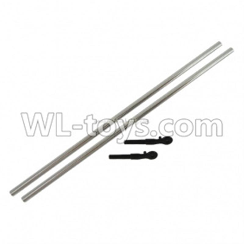 MingJi 604 rc helicopter parts ,FODA F338 helicopter parts-28 Support pipe with fixtures(2pcs)