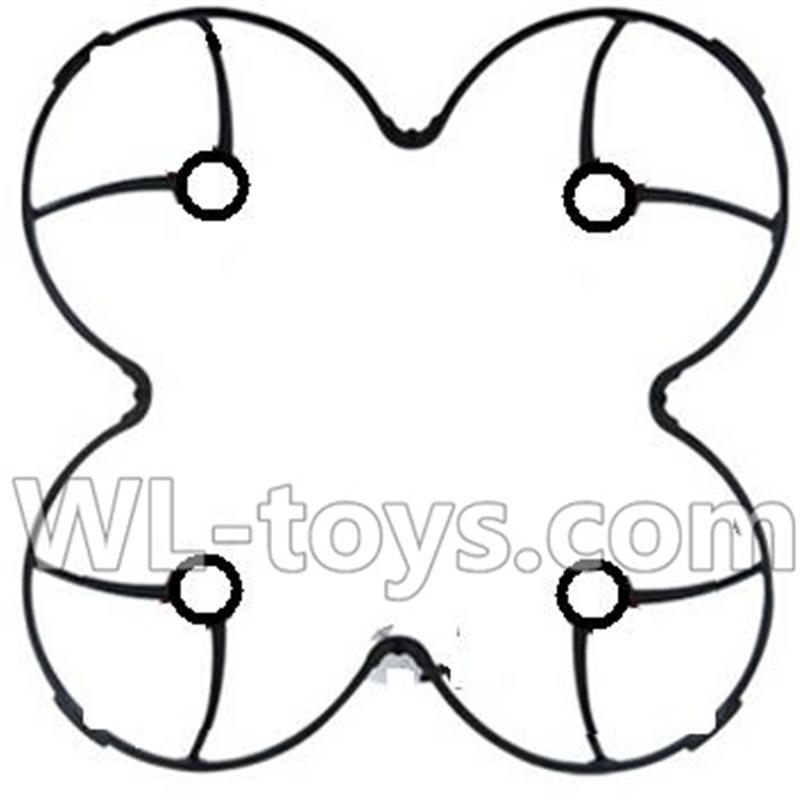 Double horse 9136 RC Quadcopter parts DH 9136 parts-06 Outer protect frame-Black