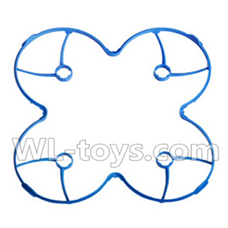 Double horse 9136 RC Quadcopter parts DH 9136 parts-07 Outer protect frame-Blue