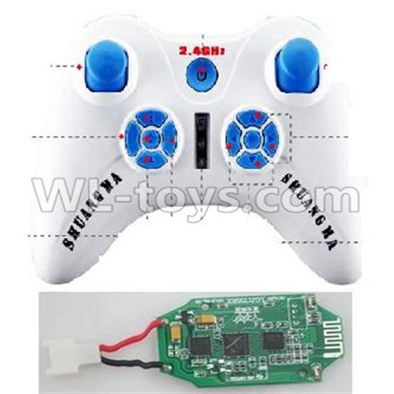 Double Horse 9137 RC Quadcopter parts, DH 9137 parts-06 Transmitter & Circuit board