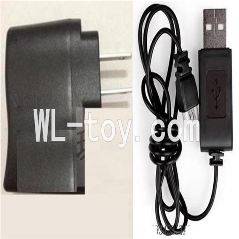 Skytech M62 RC Quadcopter Parts-14 Straight conversion socket plug & USB Charge Cable