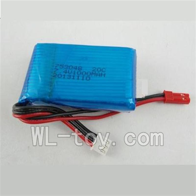 WLtoys V915 RC Helicopter Parts, WL toys V915 model Part-07 Upgrade 7.4v 1000MAH Battery