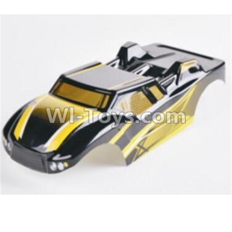 HaiBoXing 2128 Parts-33 28B01 Buggy Body Shell,Car shell-Yellow,HBX 2118 Car Parts,HaiBoXing 1:24 2128 RC Truck Spare parts Accessories,HBX 1/24 2128 4WD High Speed Buggy Parts