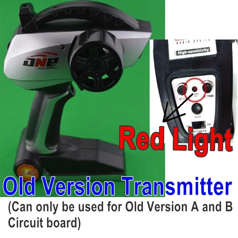 SuBotech BG1506 CJ0016 Old Version Transmitter,Remote control(With Red Light,Can only be used for Old version A and B circuit board),Subotech BG1506 RC Car Spare parts Accessories,1:12 4WD BG1506 RC Racing Car parts,High Speed Drifting Buggy Parts